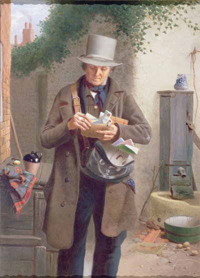 The Village Postman by William Edward Millner